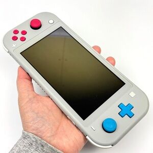 Nintendo Switch Lite, specifically the special Pokémon Zacian